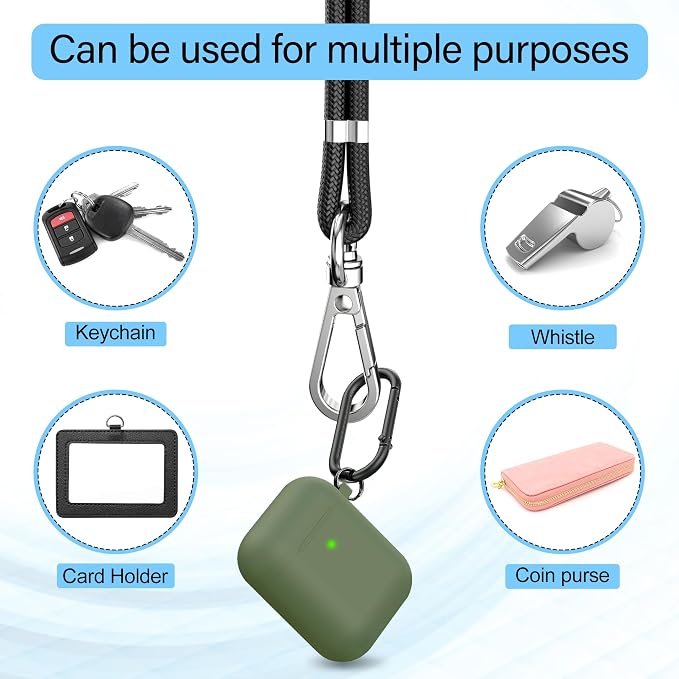 takyu Phone Lanyard, 2 Pack Adjustable Cell Phone Lanyard Crossbody Neck Strap - Image 5