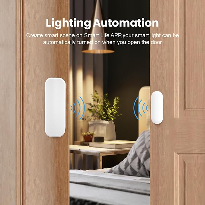 WiFi Door Sensor Window Detector: Smart Window Contact Sensor, Wireless - Image 4