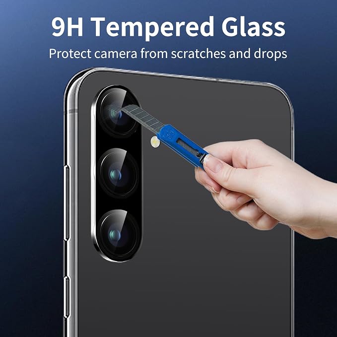 3 Pack Camera Lens Protector for Samsung Galaxy S25 Plus, Tempered Glass Camera - Image 4