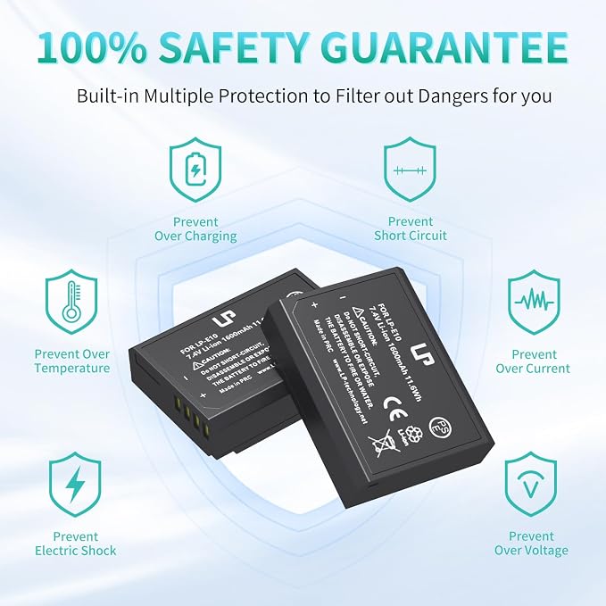 LP LP-E10 Replacement Battery, Kiss X50, X90 Cameras - Image 5