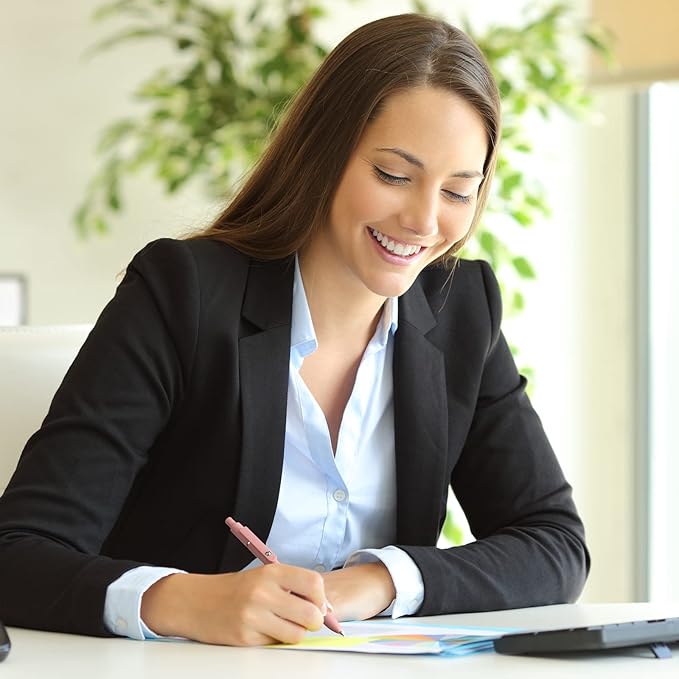 Epakh 10 Pcs Gel Pens, 0.5mm Quick Dry Black Ink Pens Fine Point Smooth Writing Pens Retractable Ballpoint Pens, Aesthetic Pens Office Supplies Gifts for Women Men School Office(Rustic Color)