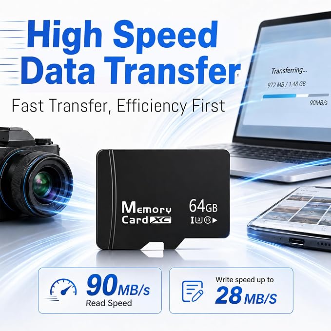 2-Pack 64GB Micro SD Card for Dashcam & Security Cam U3 V30 A1 | High Endurance - Image 4