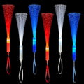 Fourth of July Light Up Fiber Optic Wand Accessories by Wondrus
