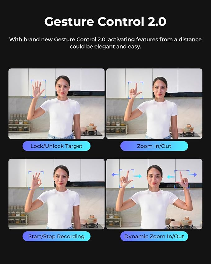 OBSBOT Tail Air NDI Streaming Camera 4K, AI Tracking PTZ Camera - Image 8