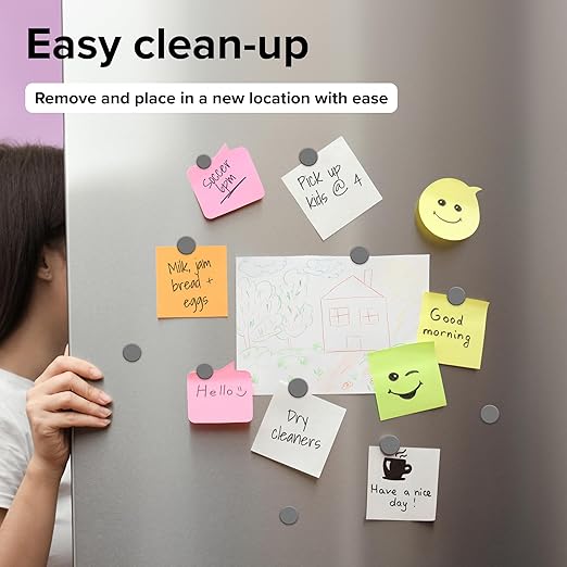 Heavy Duty Magnets for Crafts - Ultra Strong Round Magnets for DIY, Home Space Organization & Decoration - Perfect Size for Whiteboard & Fridge (200 pcs, 0.7x0.2)