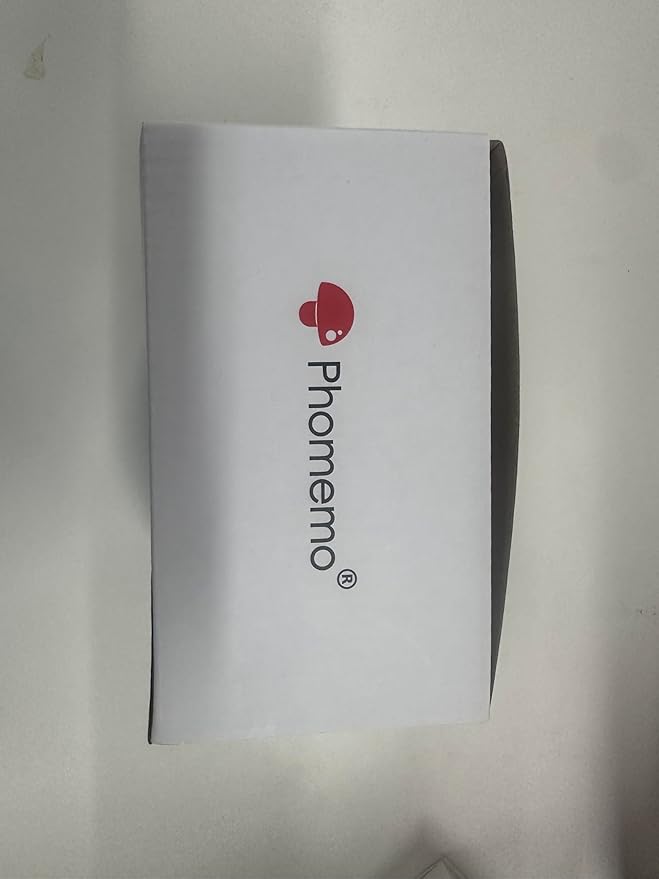 Phomemo M250 3 Inch Label Maker Machine with Tape, 2025 Upgrade Portable Barcode Label Printer for Business, Home, Logo Label, Thermal Address Label Maker with 100 Labels, 40x30mm