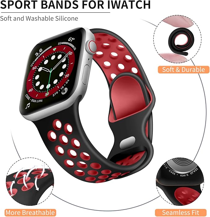 Lerobo Bands Compatible with Apple Watch Band 44mm 46mm 45mm 42mm 49mm Ultra 3 2 - Image 8
