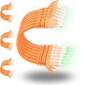 Rapink Patch Cables Cat6 0.5ft, Ethernet Patch Cable 10G Support, Cat 6 Patch by Rapink
