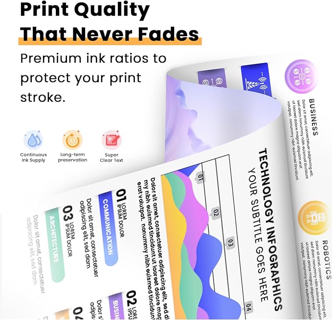 Remanufactured Ink Cartridge Replacement for Epson 702 Ink Cartridges 702XL 702 XL T702XL Compatible with Workforce Pro WF-3720 WF-3730 WF-3733 Printer(4 Pack)