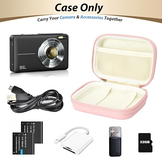 Digital Camera Case for CAMKORY, KODAK PIXPRO FZ45/FZ55, Canon IXUS 285 HS - Image 4