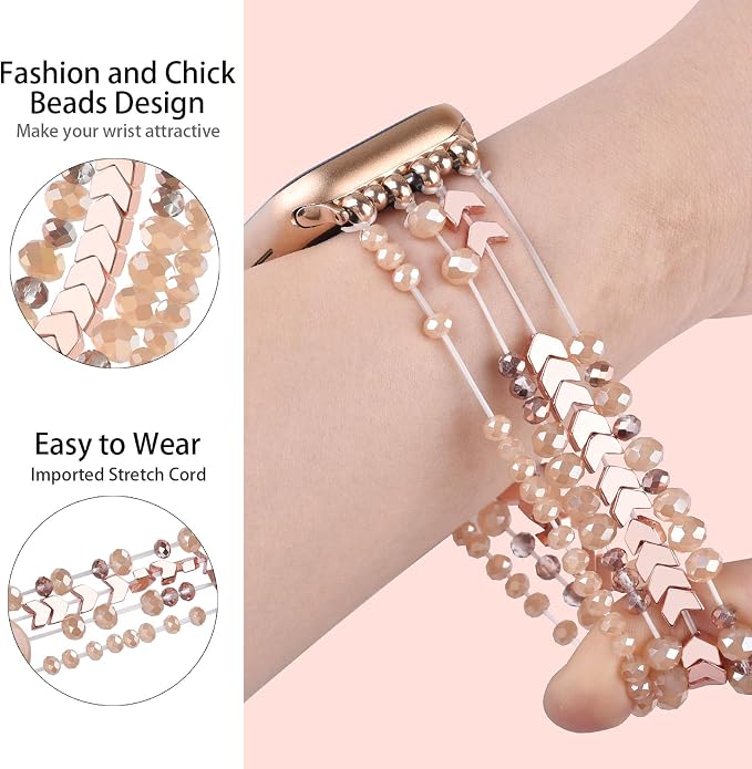 MOFREE Beaded Band for Women Compatible - Image 3