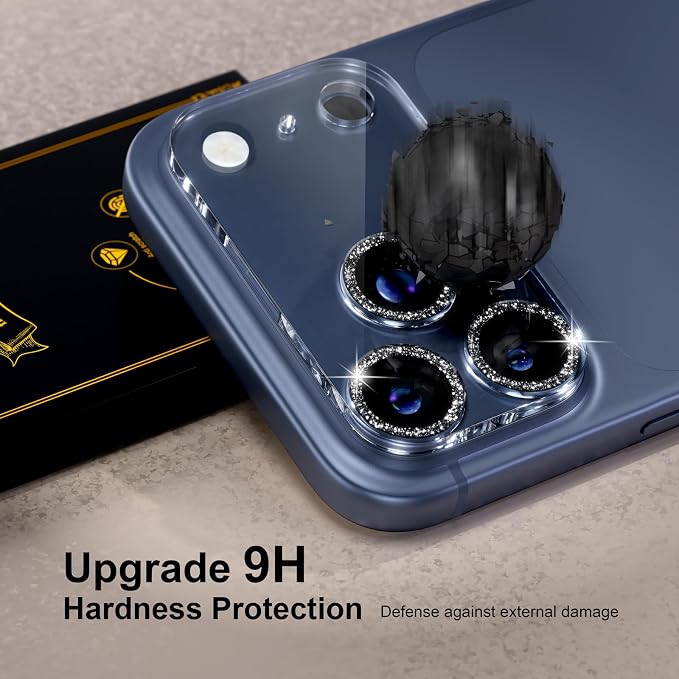 for 6 Pack iPhone 17 Pro Camera Lens Protector 9H Tempered Glass Camera Screen - Image 3