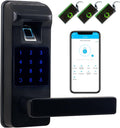 Smart Door Lock, Heavy Duty 5 in 1 Keyless Entry Door Lock, Full App Control by HARFO