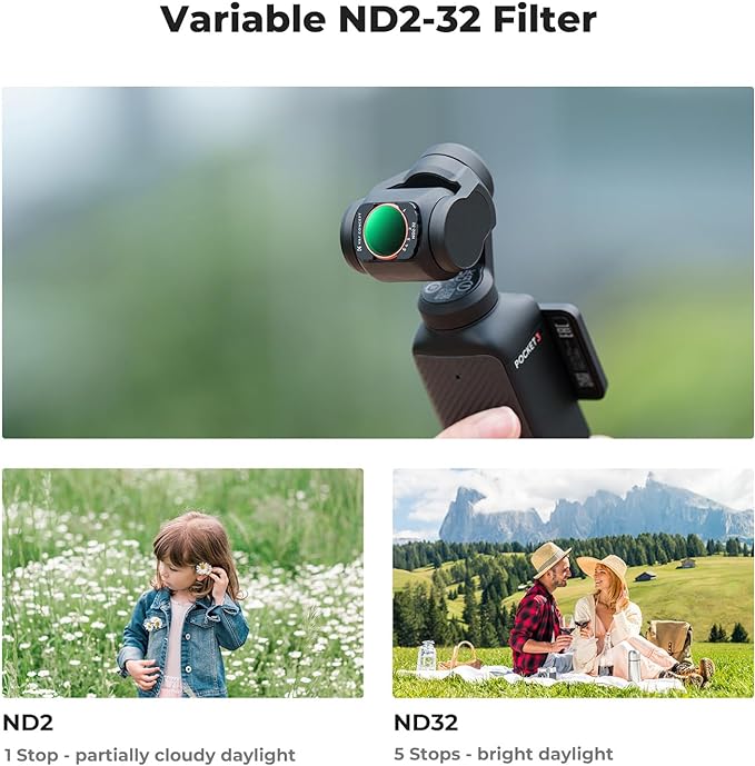 K&F CONCEPT FSD05 Magnetic Effect & ND & CPL Filter Set Compatible - Image 6