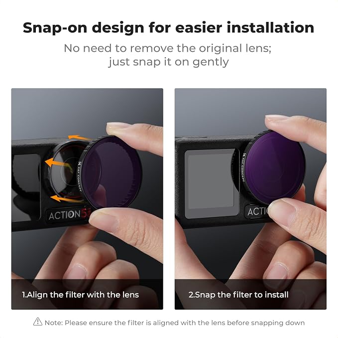 K&F CONCEPT Push-in Fit ND Filter Kit Compatible - Image 7