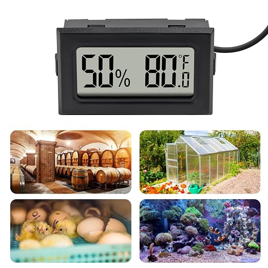 6Pcs Mini Digital Thermometer Hygrometer Gauge Indoor - Image 4