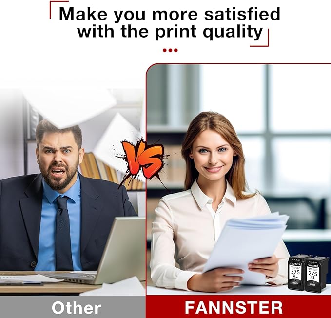 275XL Black Remanufactured Ink Cartridge Replacement for Canon 275 PG275 PG-275 XL PG-275XL PGI275 XL Black BK 1-Pack Replacement for Canon PIXMA TS3500 TS3522 TR4720 TR4700 TR4722 TS3720 Printer