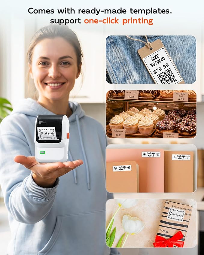 Ponek Label Maker, M100 Address Label Printer, Versatile App - Image 4