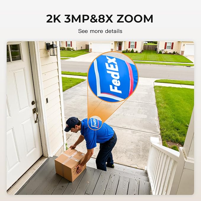 2K Cameras for Home Security Indoor/Outdoor, Inside Cameras for - Image 4