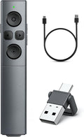 2 in 1 USB Type C Presentation Clicker, Rechargeable Presentation Clicker by NinjaABXY