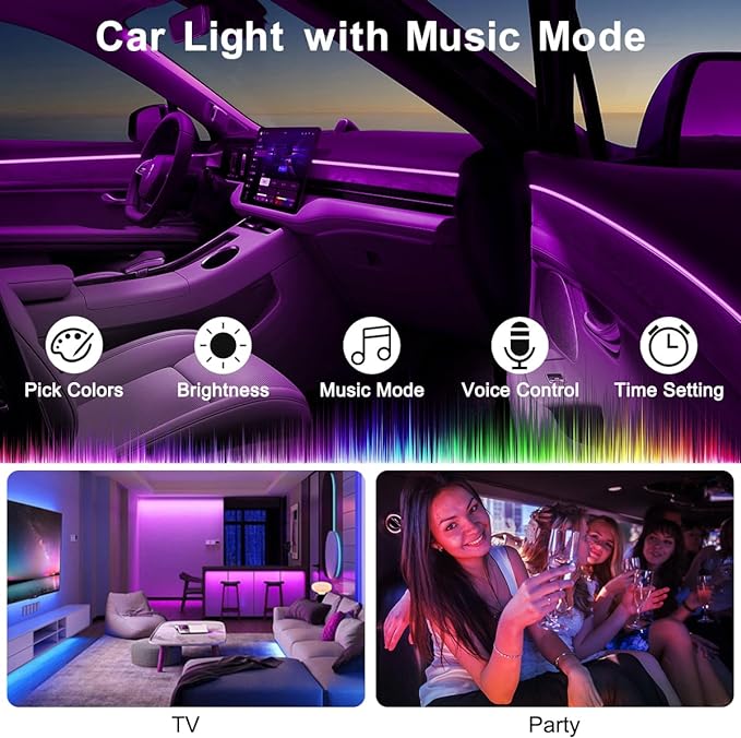 Interior Car LED Strip Lights - Image 6