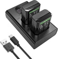 2-Pack NP-FW50 1500mAh Rechargeable Battery, by CAMULTI