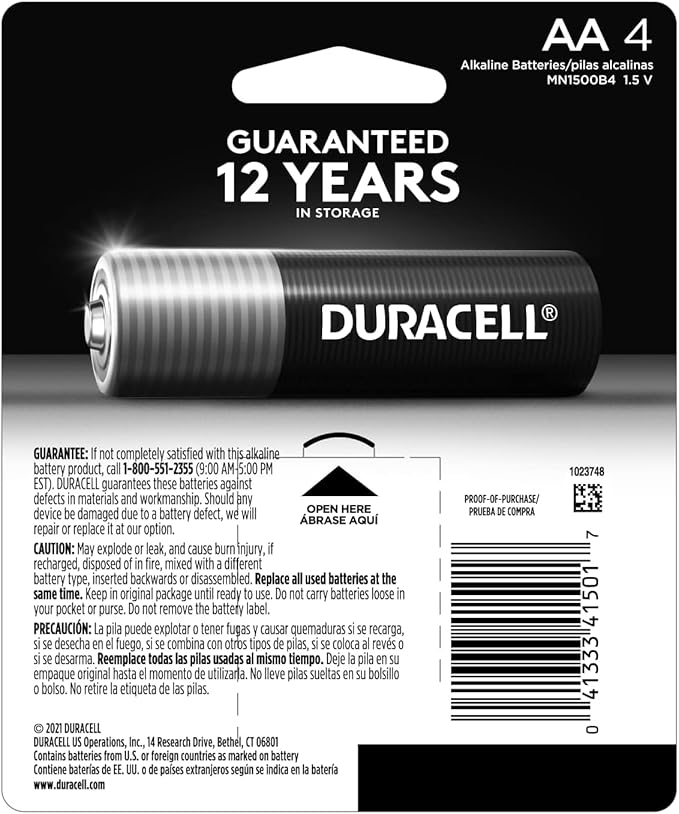 DURACELL Coppertop Double AA Batteries - Image 2