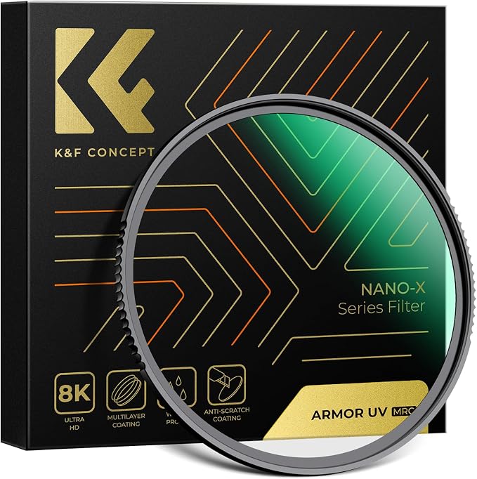 K&F CONCEPT 43mm Explosive-Proof MCUV Lens Protection Filter 28 Multi-Layer by KFCONCEPT