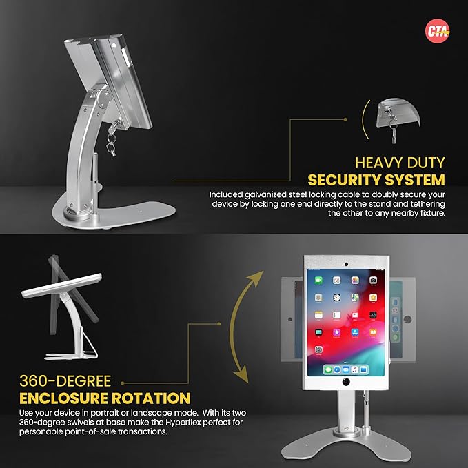 Dual Kiosk Stand- CTA Aluminum Stand - Image 3