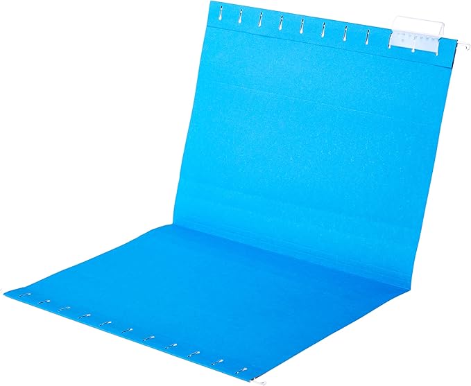 Amazon Basics Hanging Organizer File Folders for Efficient Filing, Assorted Colors, Letter Size (Pack of 25)