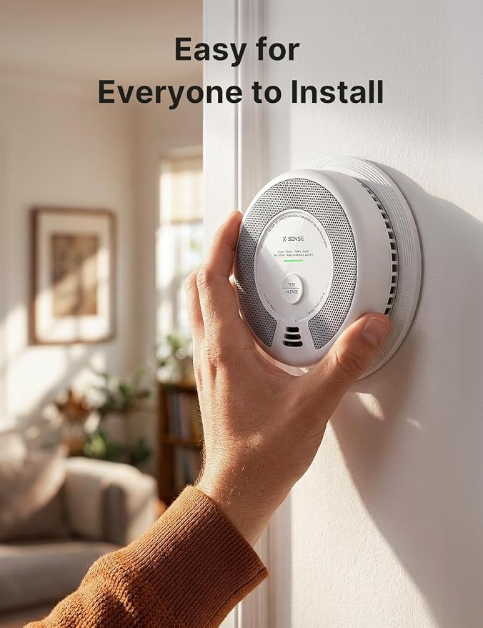 X-Sense 6-Pack Wireless Interconnected Combination Smoke and Carbon Monoxide - Image 8
