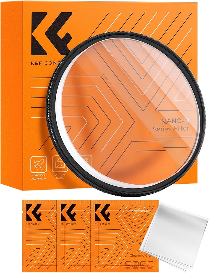 K&F CONCEPT 58mm Linear Glass Prism, Foreground Blur, Repeated Color Images by KFCONCEPT