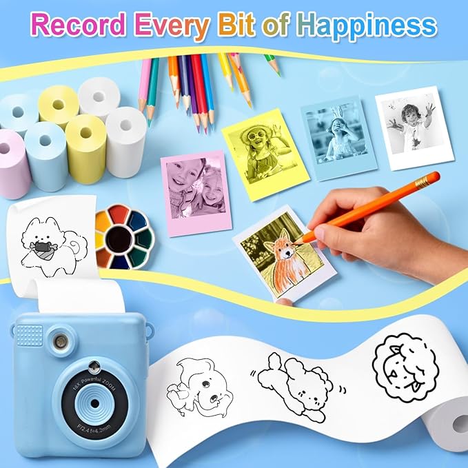 36 Rolls Kids Camera Paper Roll Refill Compatible - Image 5