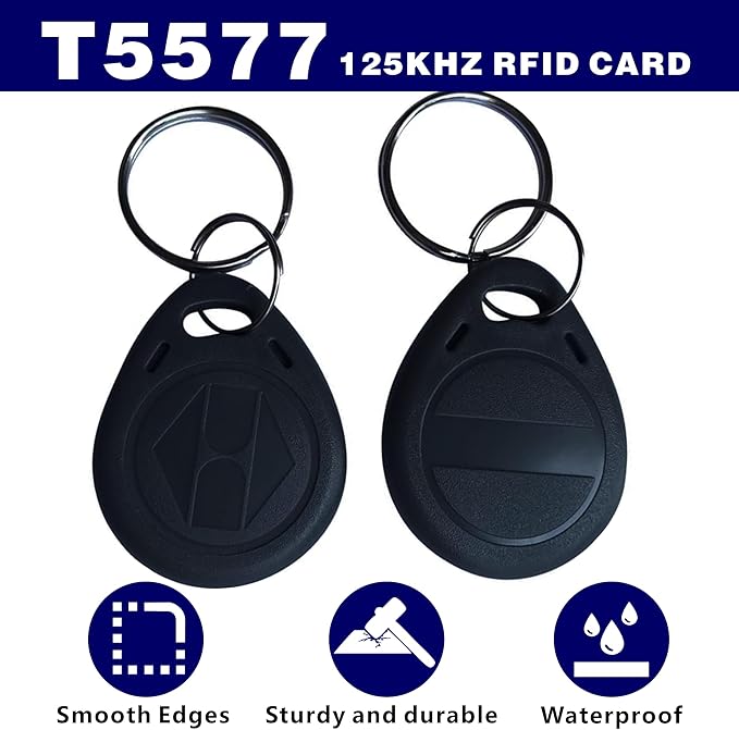 125khz RFID fob Writable RFID Tags T5577 RFID Card 125khz fob - Image 4