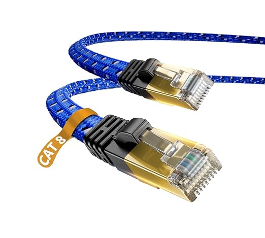 DanYee Nylon Braided CAT8 Ethernet Cable by DanYee