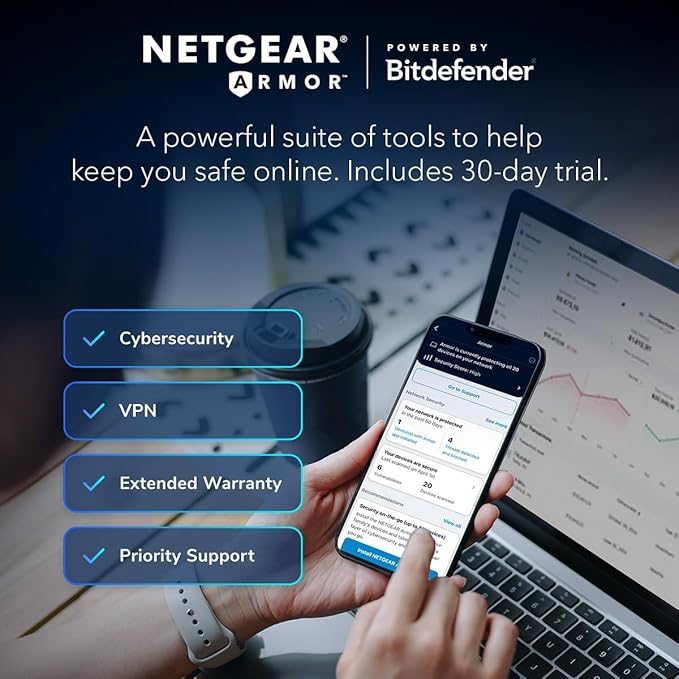 NETGEAR Nighthawk WiFi 7 Router – Router Only, 17 Gbps Wireless Speed, 10 Gig - Image 3