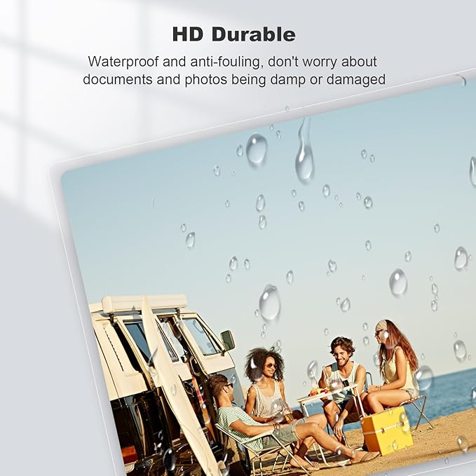 Bonsaii Laminating Sheets, 100 PCS 3mil Thermal Laminating Pouches, 9 x 11.5 inches, Letter Size, Clear and Durable, Suitable for Multiple Fields of Use-LP100