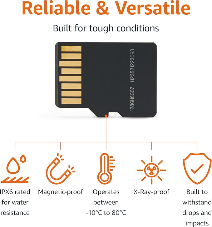 Amazon Basics 128GB microSDXC Memory Card - Image 3