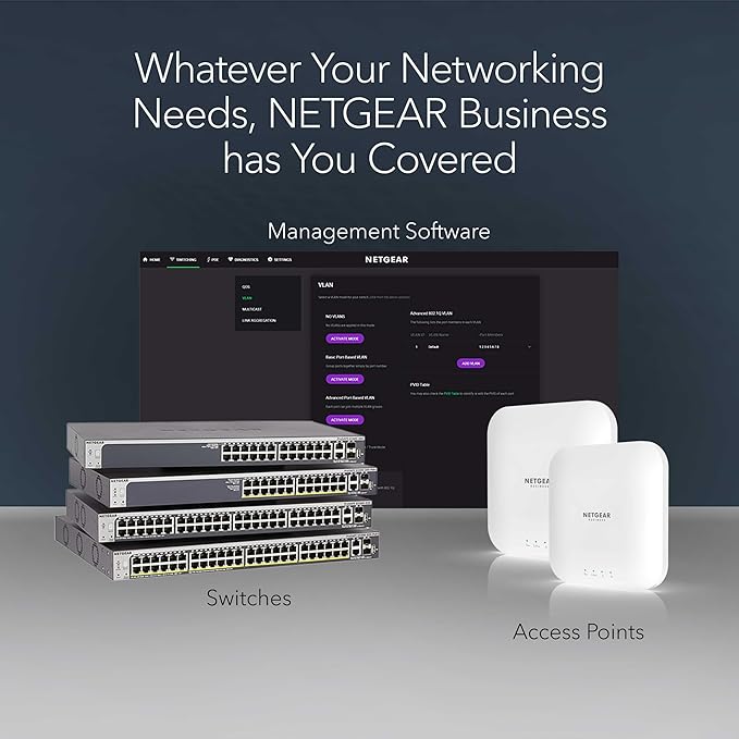 NETGEAR 8-Port Gigabit Ethernet Easy Smart Managed Switch - Image 5