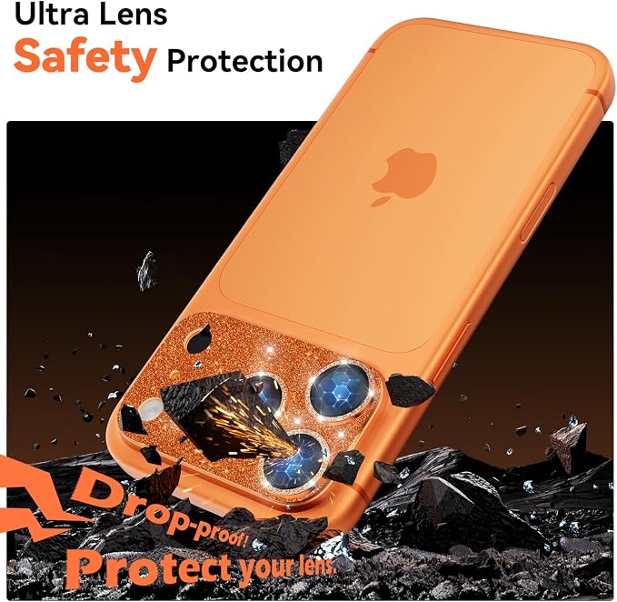 imluckies Compatible with iPhone 17 Pro Max Camera Lens Protector Bling - Image 5