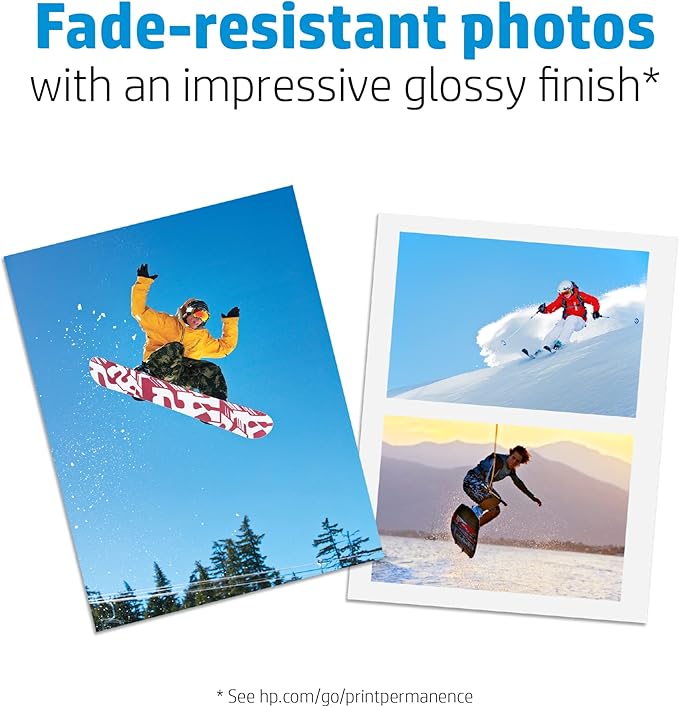 HP Advanced Photo Paper, Glossy, 8.5x11 in, 50 sheets (Q7853A)