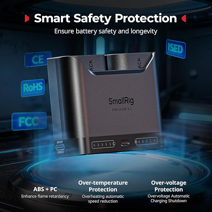SMALLRIG LP-E6NH Camera Battery Set - Image 8
