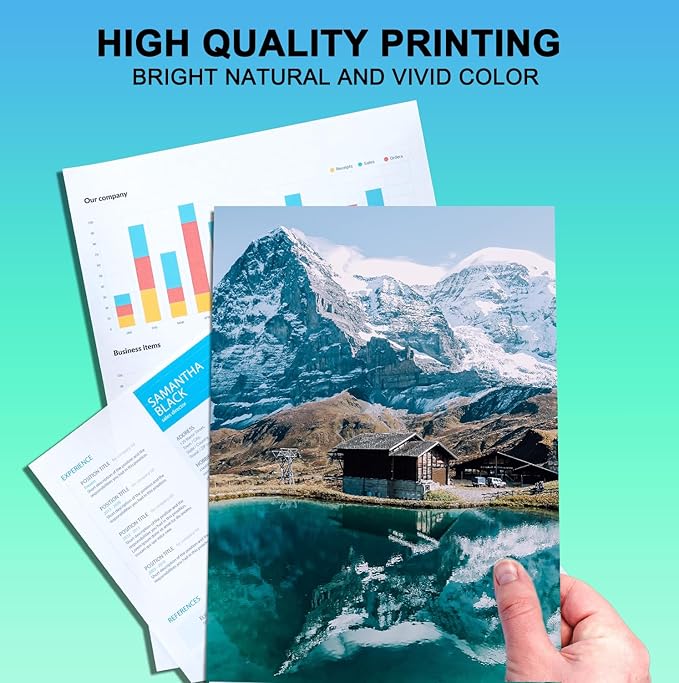 LC401XL Ink Cartridges for Brother Printer Compatible for LC401 Ink Cartridges for MFC-J1010DW MFC-J1012DW MFC-J1170DW Printer 6 Pack (3 Black, 1 Cyan, 1 Magenta, 1 Yellow)