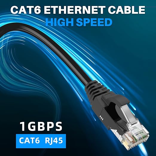 Adoreen Cat 6 Ethernet Cable 1.5 Ft-3 Pack, High Speed Short Patch Cables - Image 4