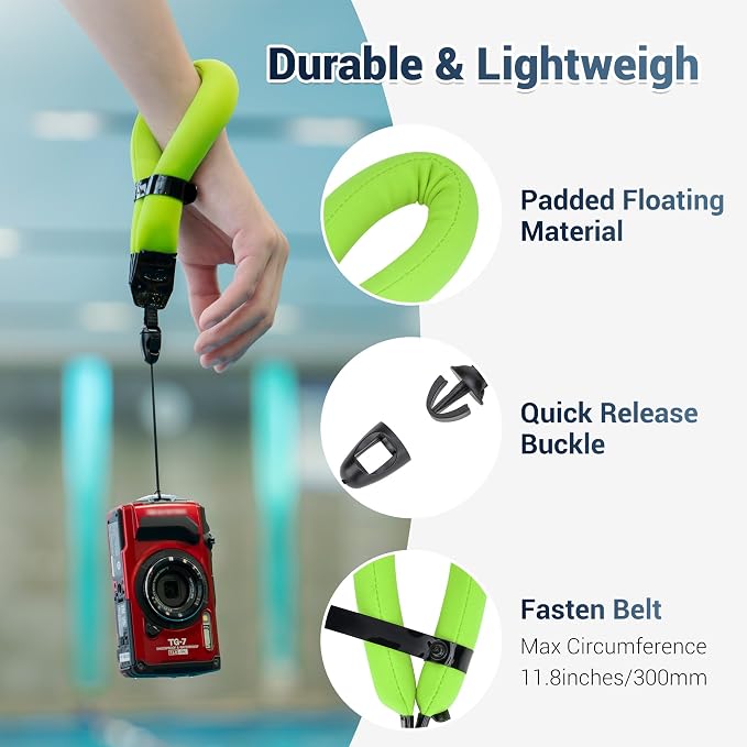 JJC Waterproof Camera Float Floating Strap - Image 3