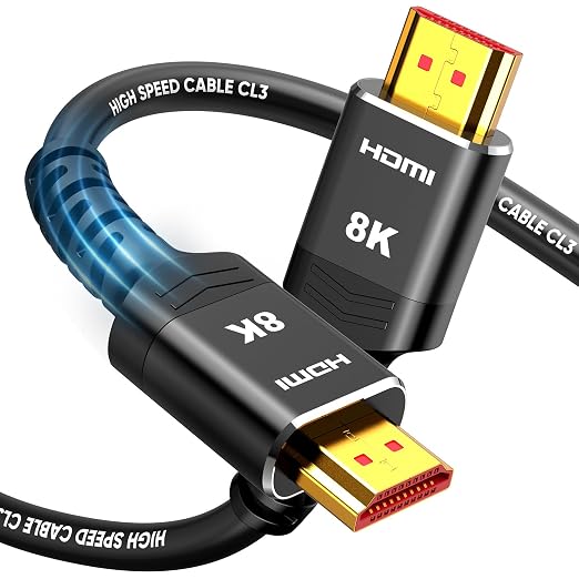 Highwings 10K 8K HDMI Cable 10FT, 4K@120Hz 144Hz HDMI 2.1 Cord Ultra High Speed by Highwings