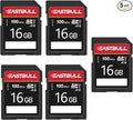 5-Pack of SD Card 16GB EASTBULL Class 10 SD Card U1 V30 High-Speed 100MB/s Read by EASTBULL