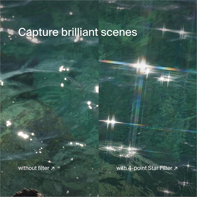 Urth 49mm 3-in-1 Star Lens Filter Kit — 4, 8 Point Starburst Effects - Image 5