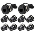 PENGLIN 10PCS RJ45 Shielded Panel Mount Connector, CAT6//5e/5 8P8C Ethernet LAN by PENGLIN