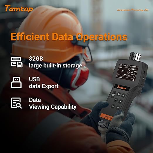 Temtop Handheld Particle Counter 0.3µm, 1.0µm Particulate Monitor PM2.5 - Image 6